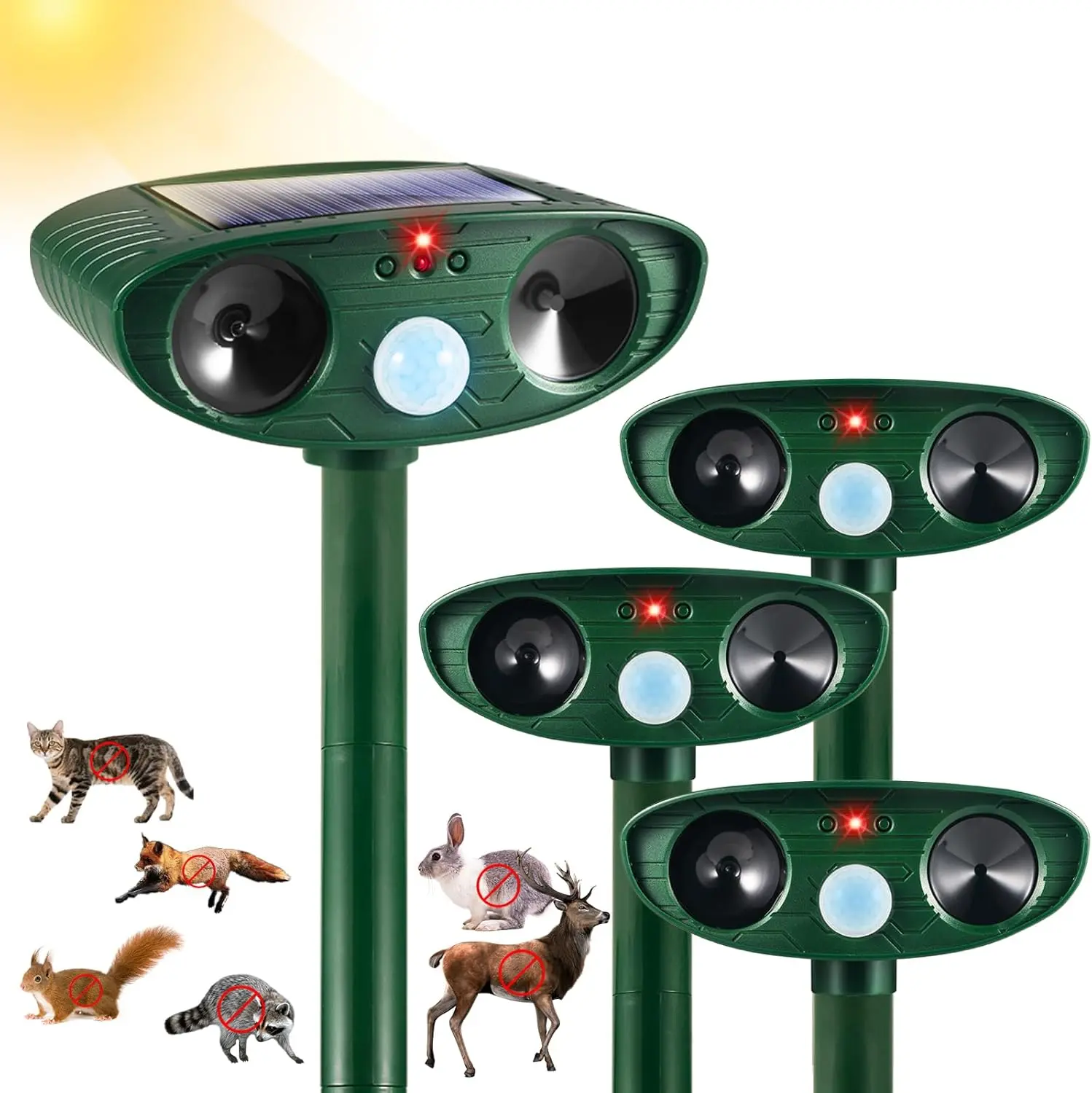 SolarGuard Solar-Powered Animal Repeller